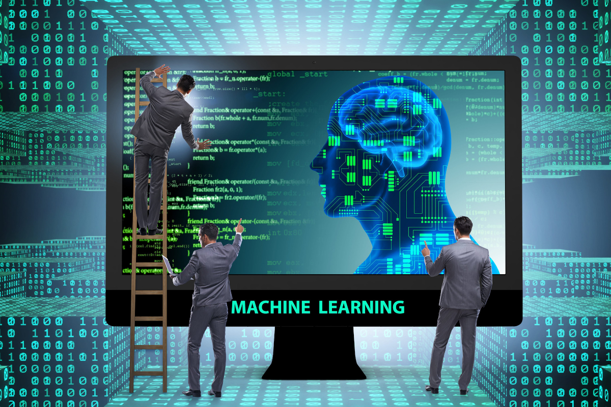 Machine Learning and AI Concept.